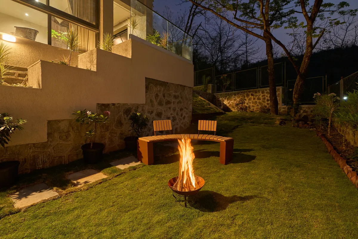 Have a heartfelt bonfire experience under the open skies.