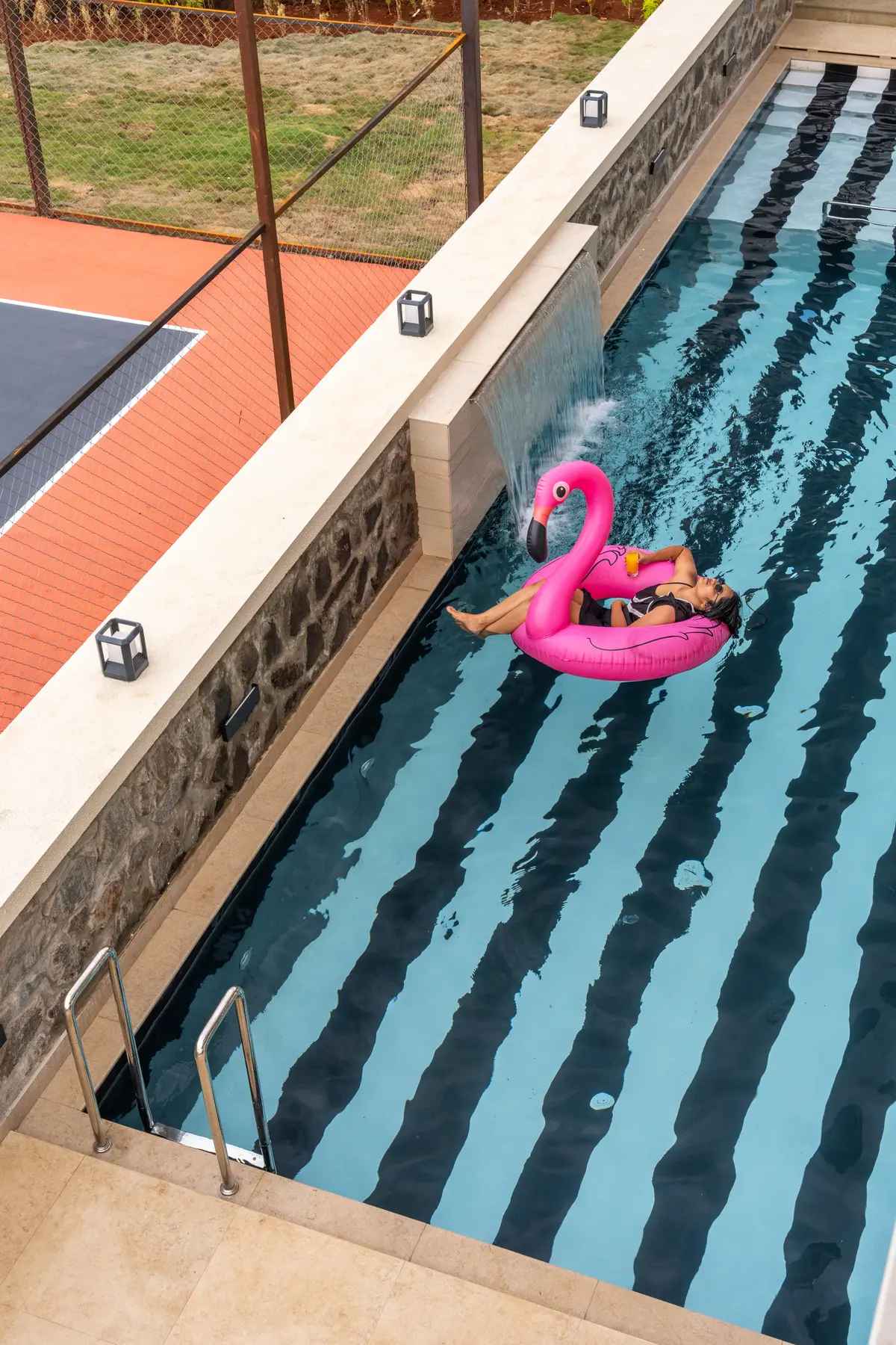Enjjoy a refreshing dip in the pool