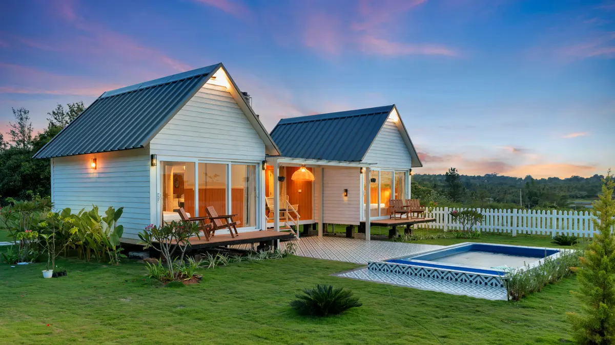 End the day with breathtaking sunsets from the cottage.