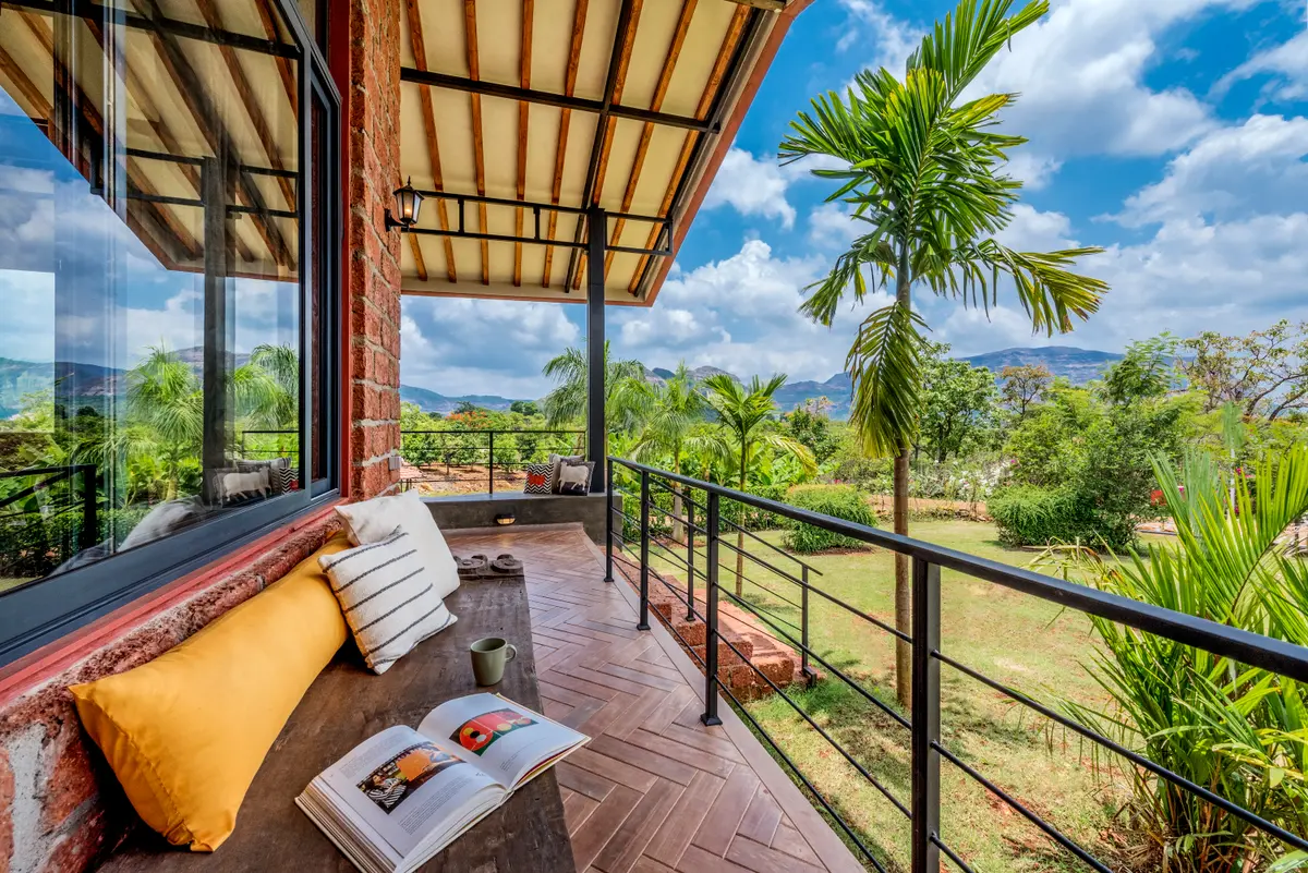 Sip some chai as you take in the greenery all around