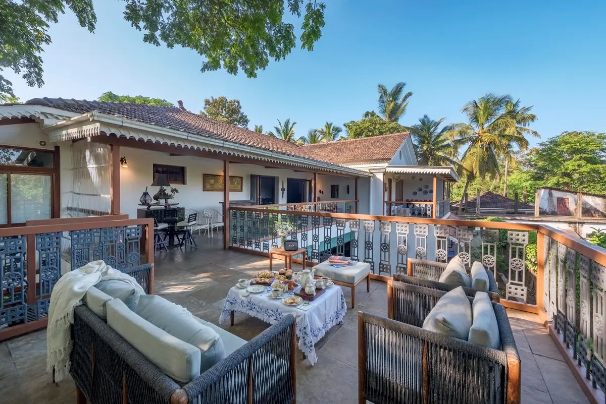 Indulge in a refined high tea on the deck