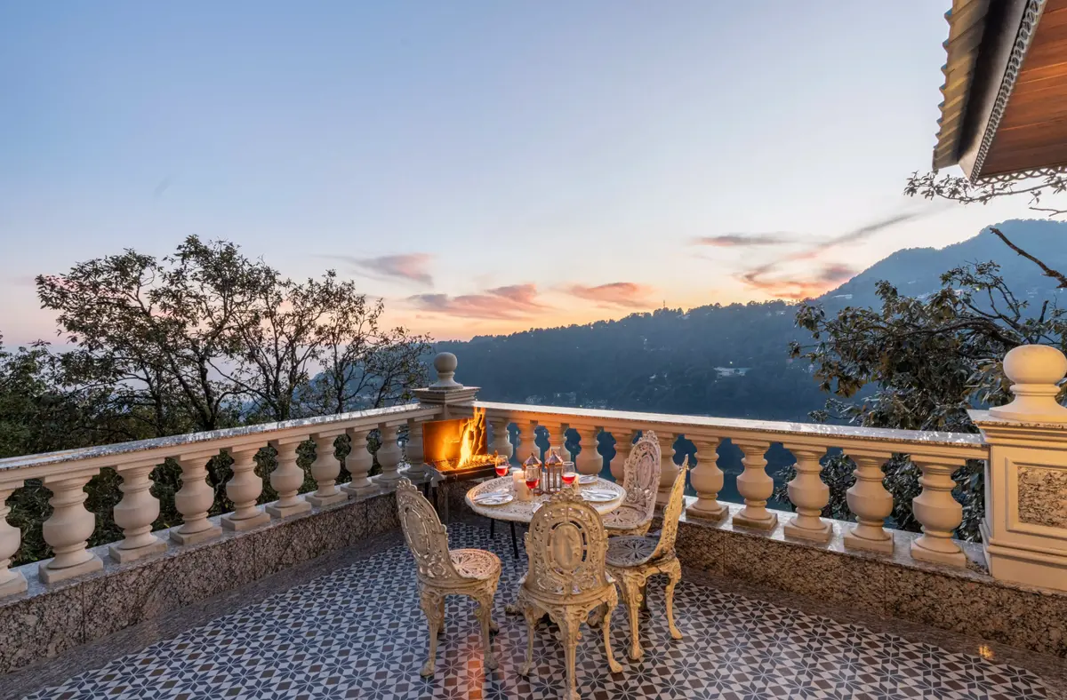 Sunset view, breathtaking scenery