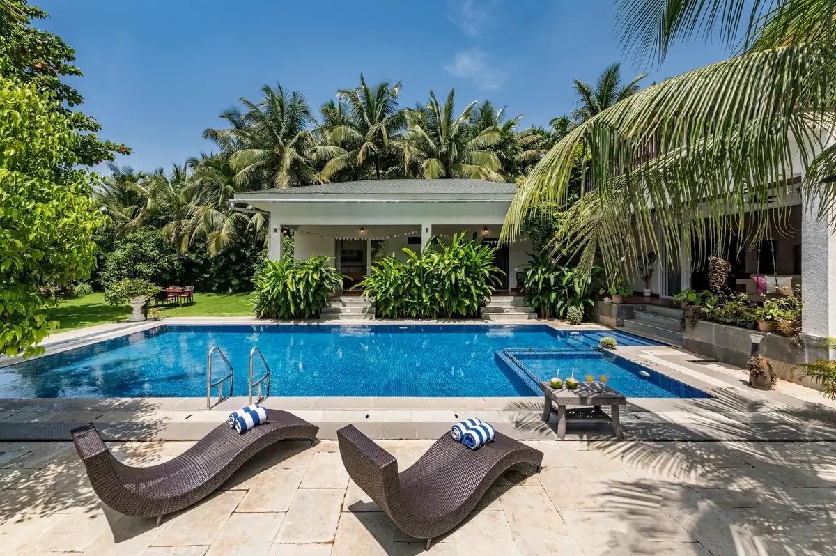 You could either get into the pool or just sit by it with your book - choose your pick!