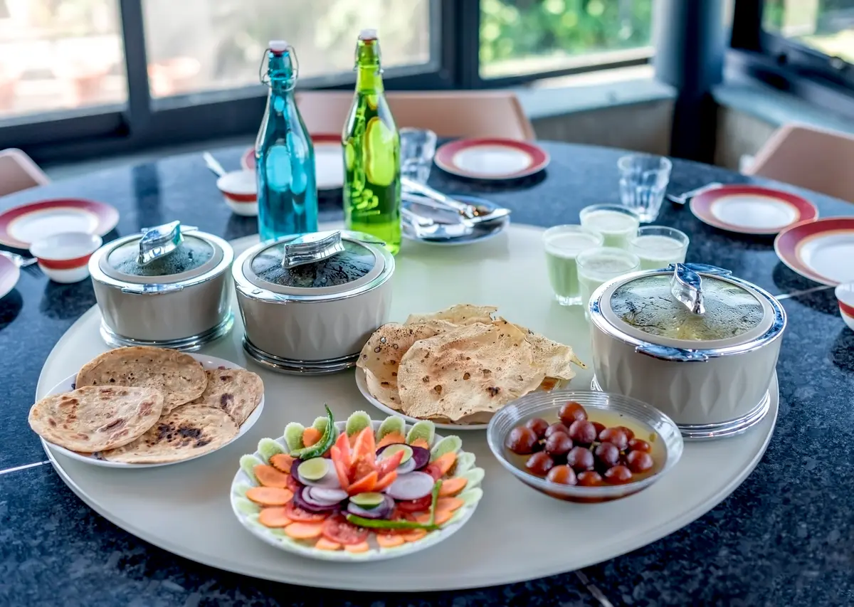 Indulge in a hearty vegetarian meal
