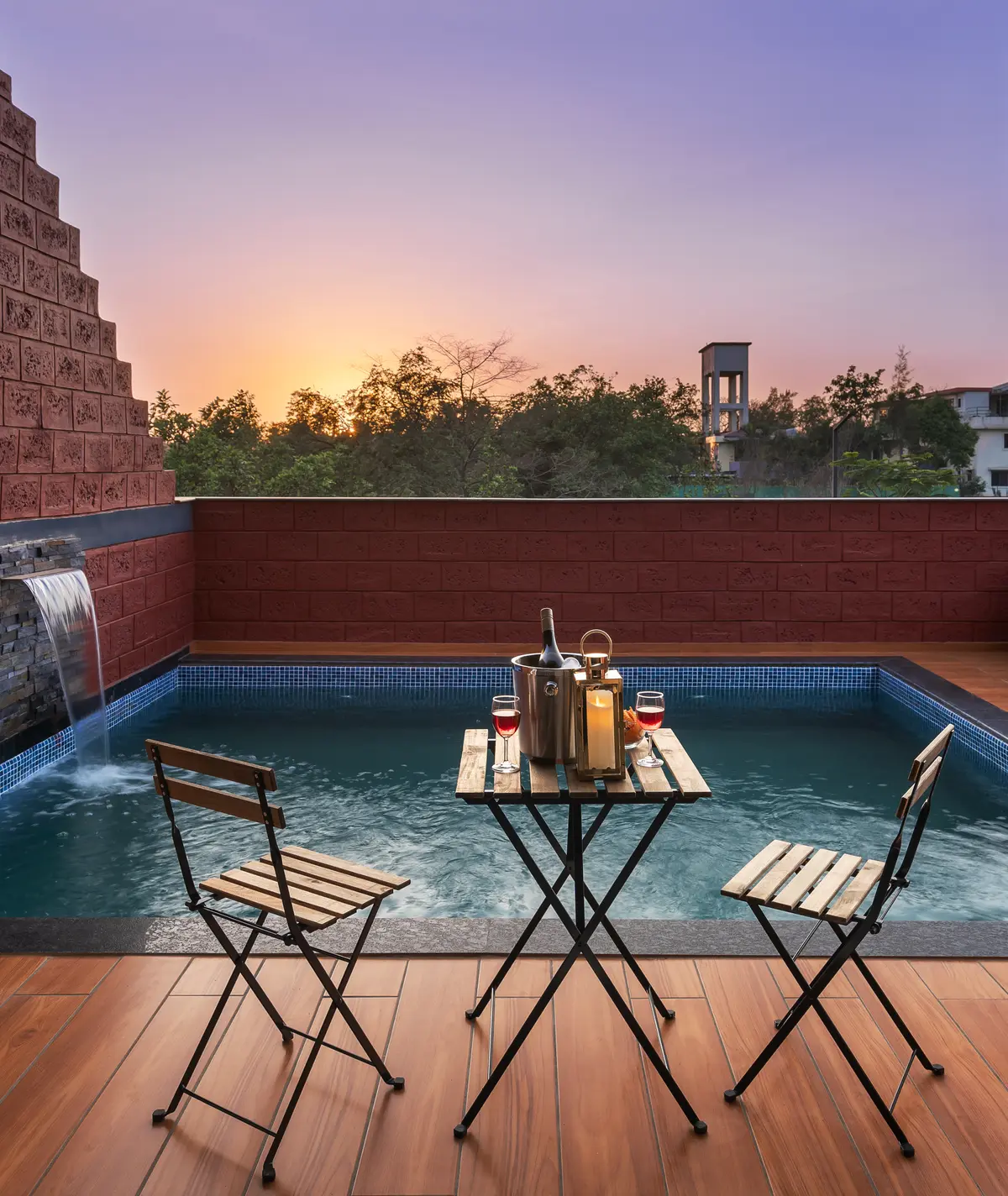 Immerse yourself in the refreshing pool