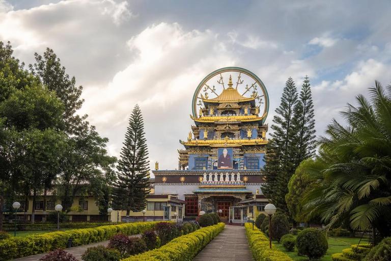 Namdroling Monastery, Bylakuppe — AI-generated illustration