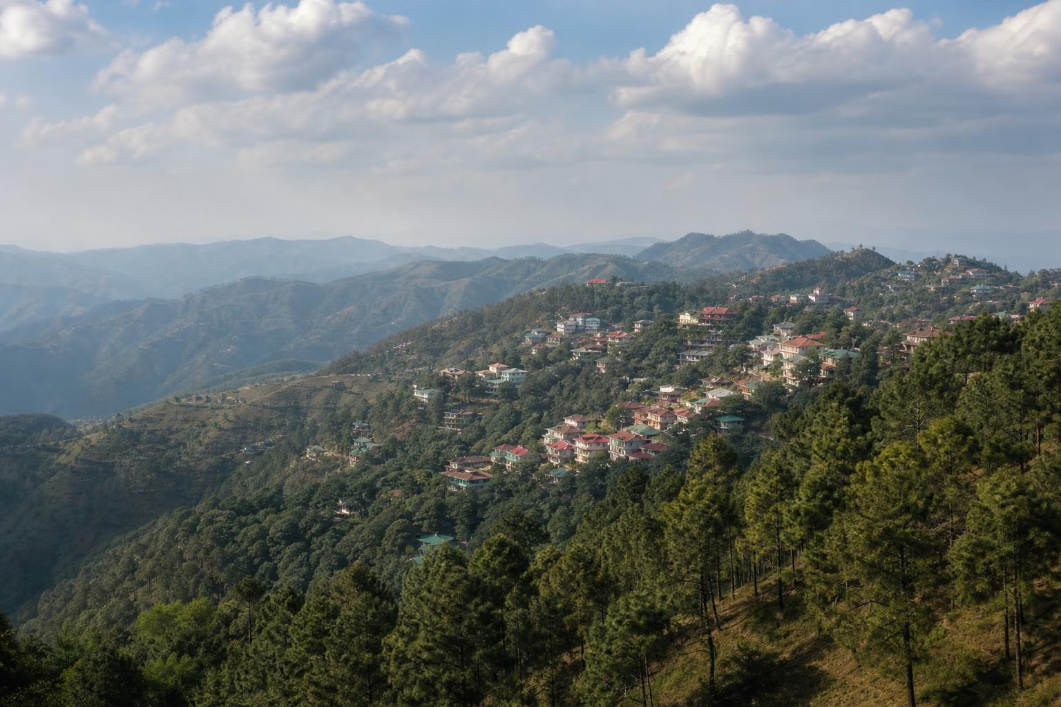 AI-generated illustration of Kasauli