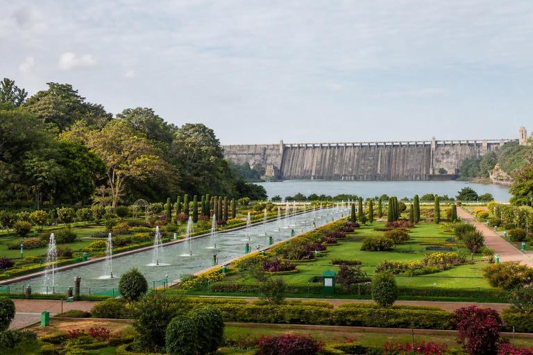 Brindavan Gardens — AI-generated illustration