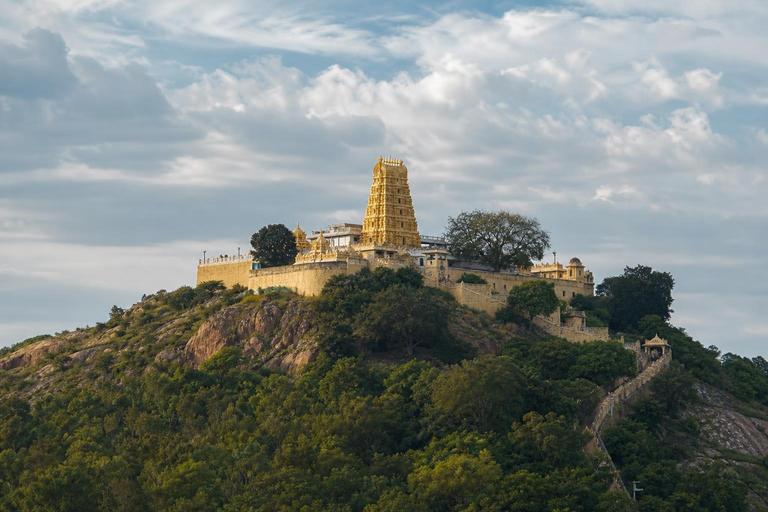 Chamundi Hill — AI-generated illustration
