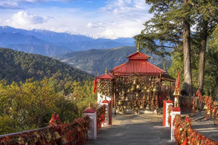 Jhula Devi Temple — AI-generated illustration