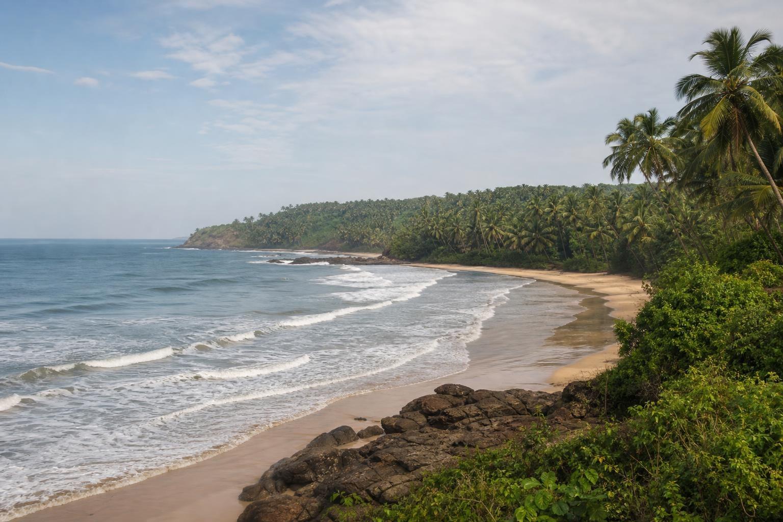 AI-generated illustration of Redi Beach