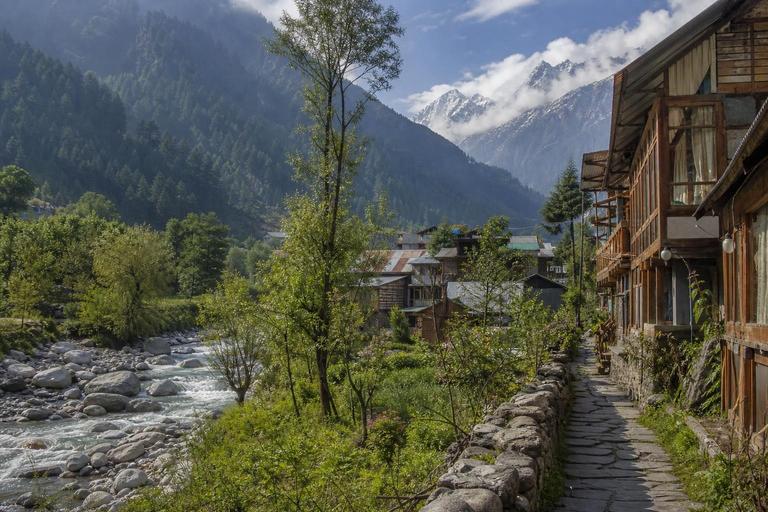 Old Manali — AI-generated illustration