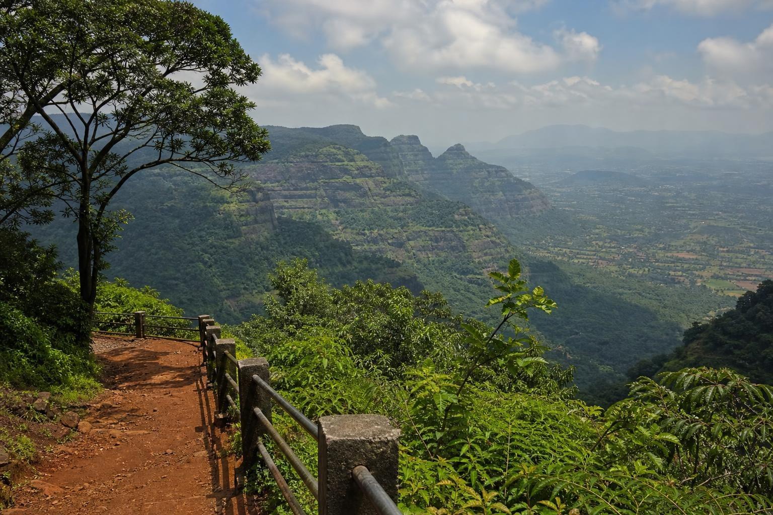 AI-generated illustration of Matheran
