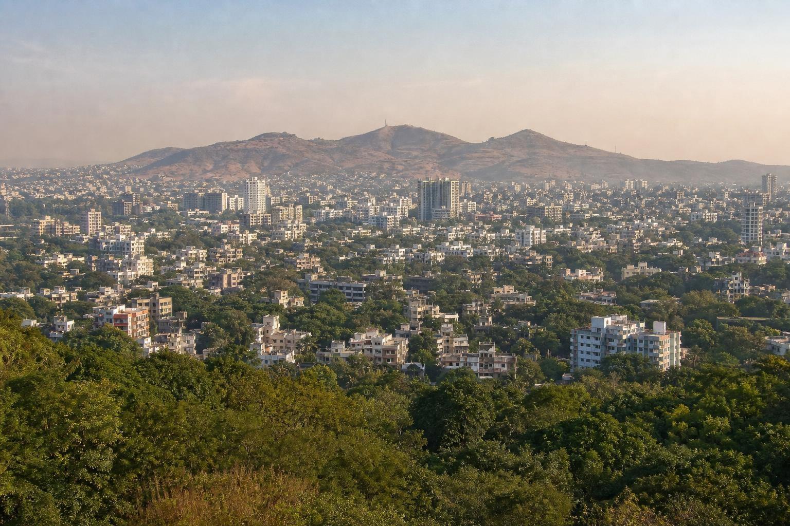 AI-generated illustration of Pune