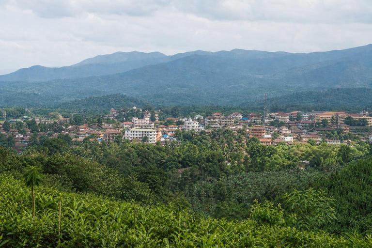 Sakleshpur town — AI-generated illustration