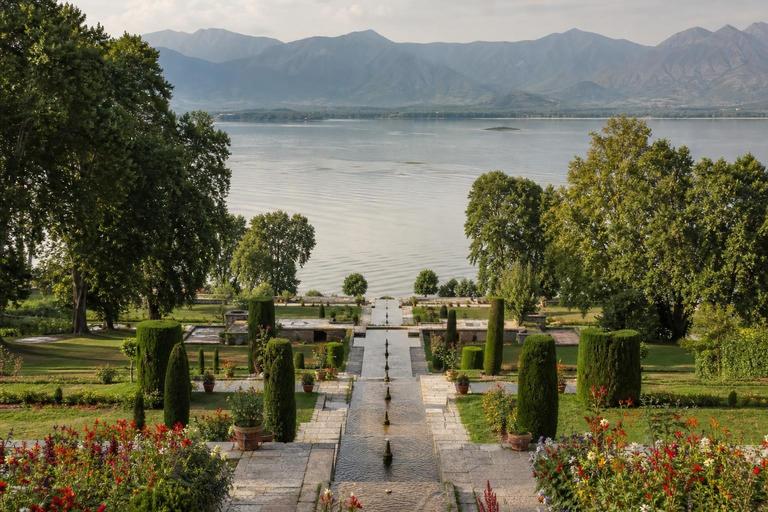 Nishat Bagh — AI-generated illustration