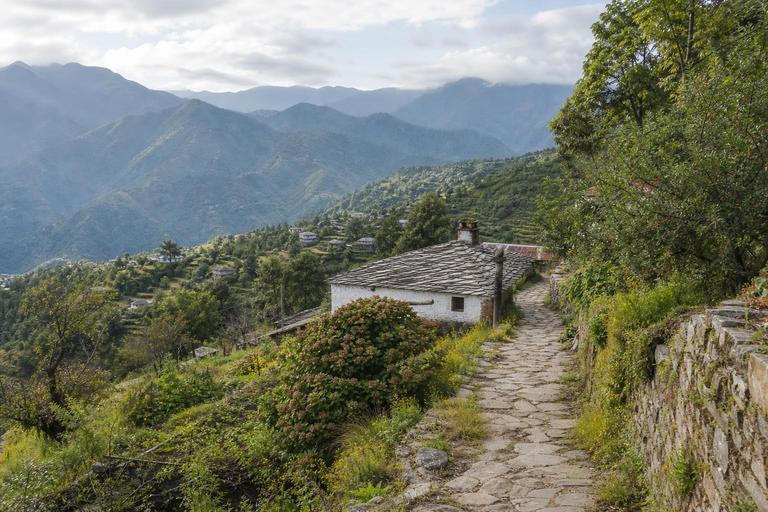 Mukteshwar village roads — AI-generated illustration