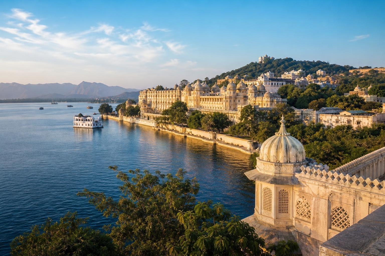 AI-generated illustration of Udaipur