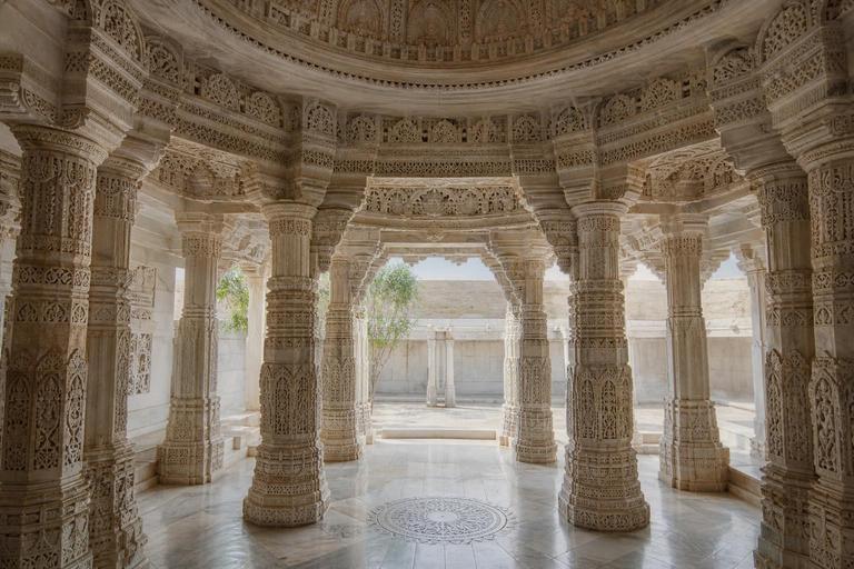 Dilwara Temples — AI-generated illustration