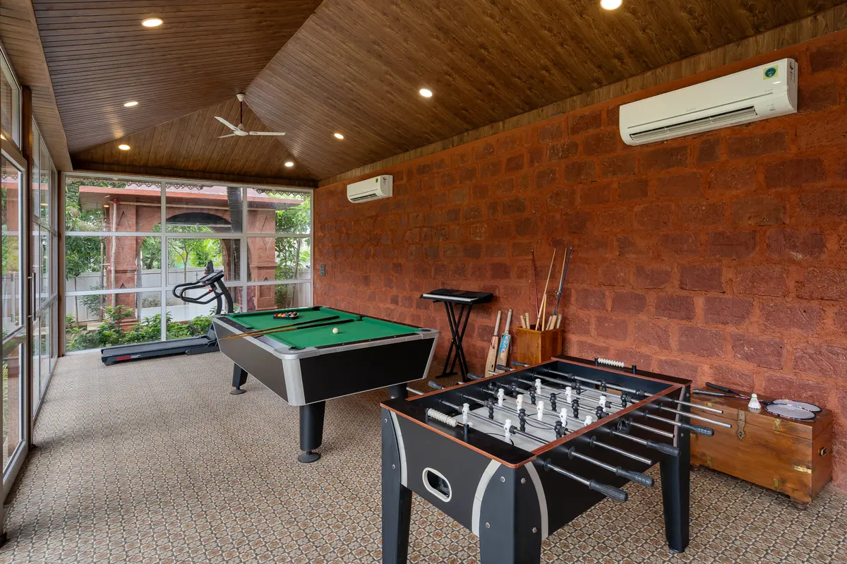 A games room for unlimited fun