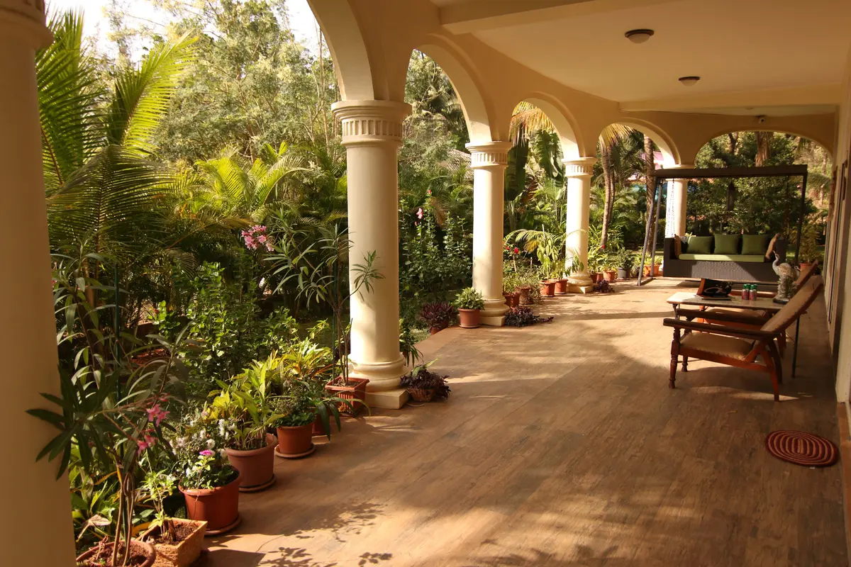 A perfect spot to sip your morning chai. 