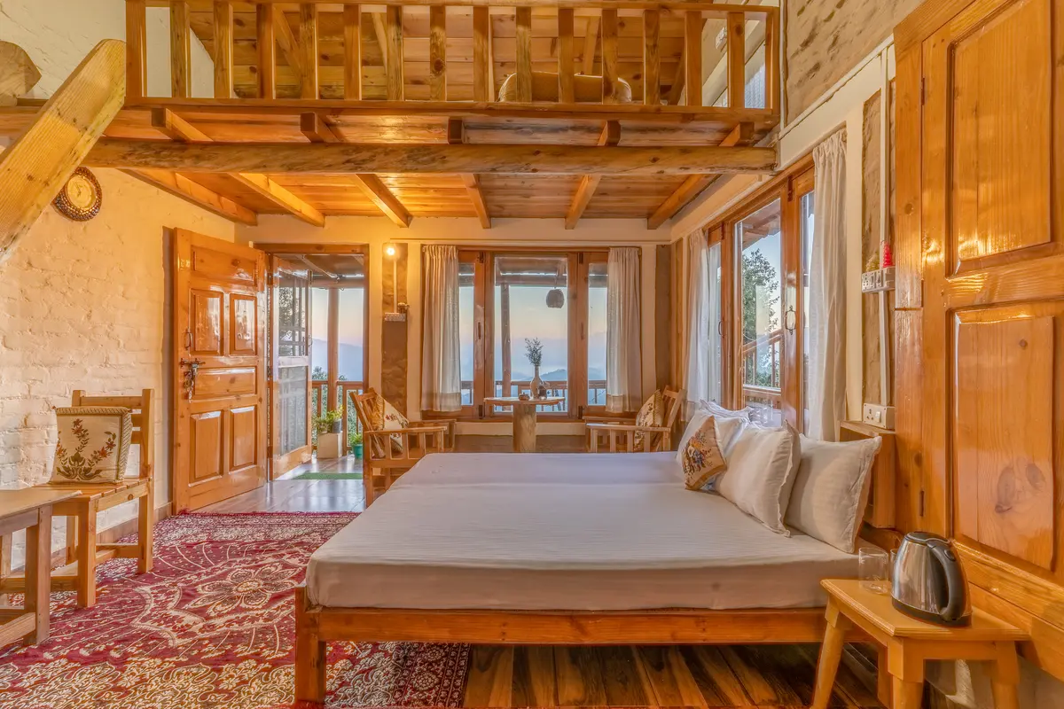 A true pahadi homestay with stunning views of the Himalayas