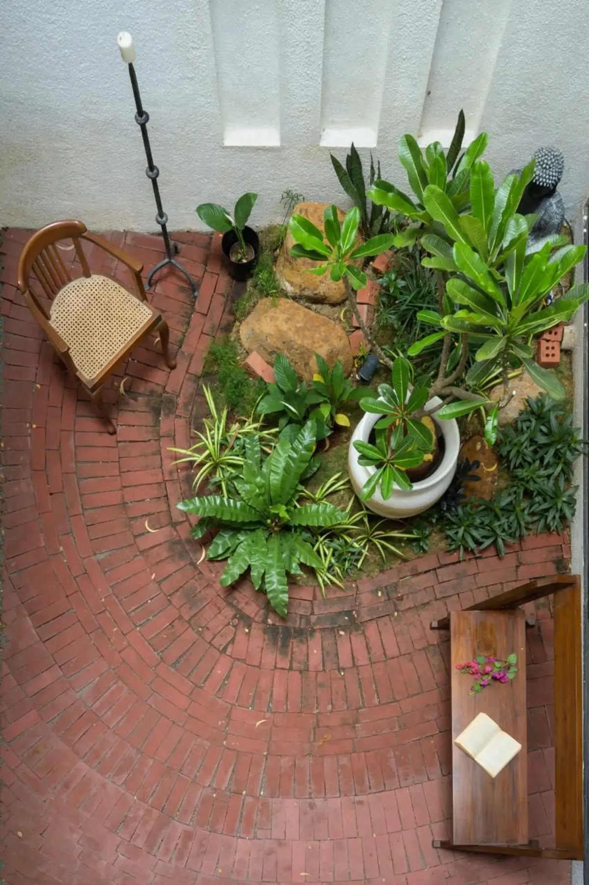 Meditation Area in middle of the living room