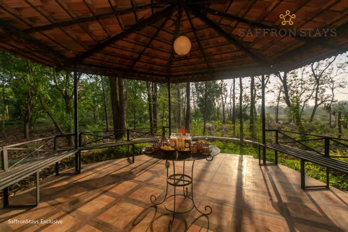 Enjoy the stunning sunsets from the gazebo. 
