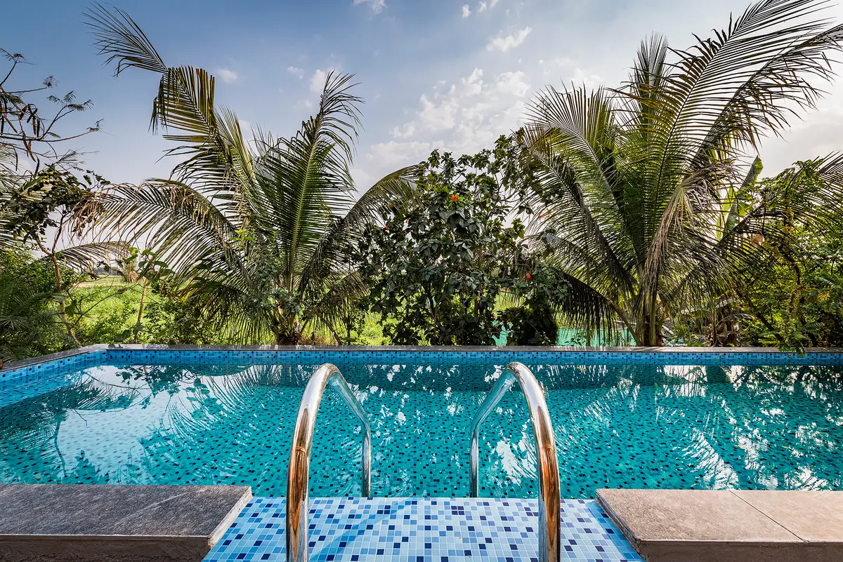 Indulge in a lap around the plunge pool, or lounge around while the family takes a dip