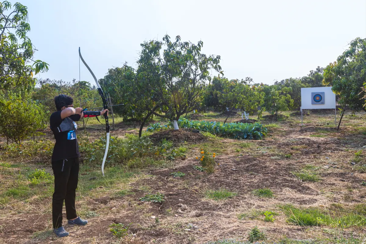 Explore the sport of shooting in this area designated for rifle shooting and archery.