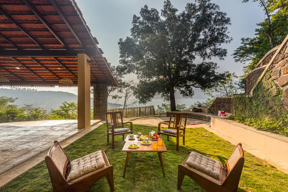 Savour your evening chai and snacks served with a side of stunning views