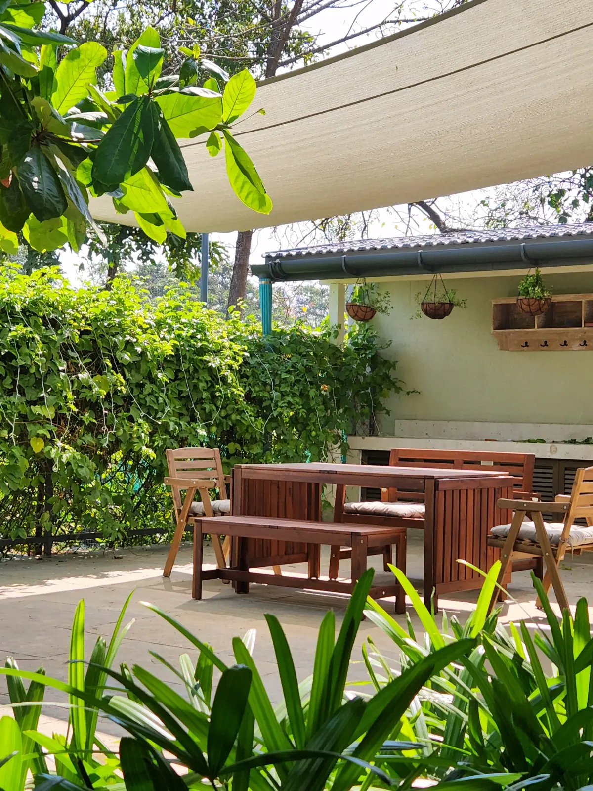 Enjoy your morning tea under the warm sun