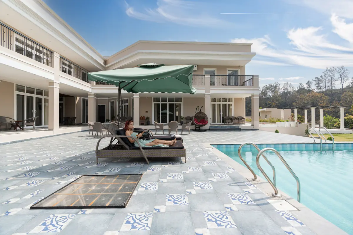 Poolside luxury, unwind in style