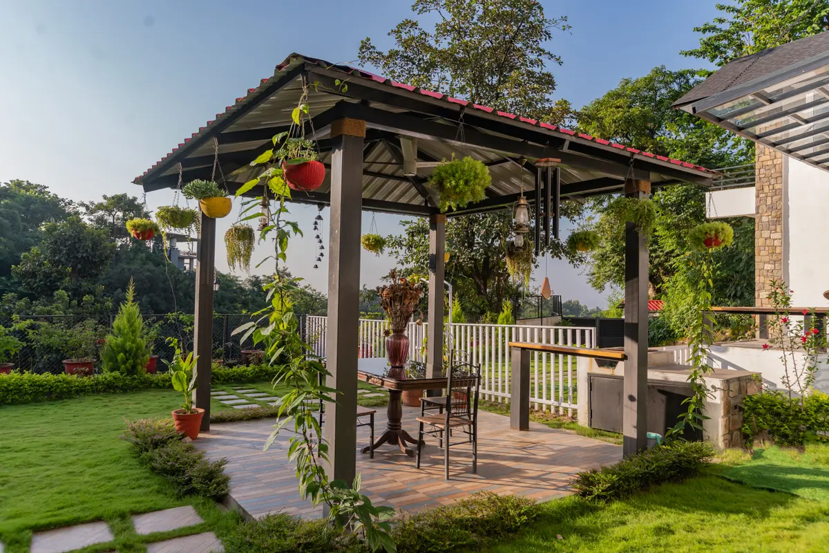 Bask in the stunning view from gazebo 