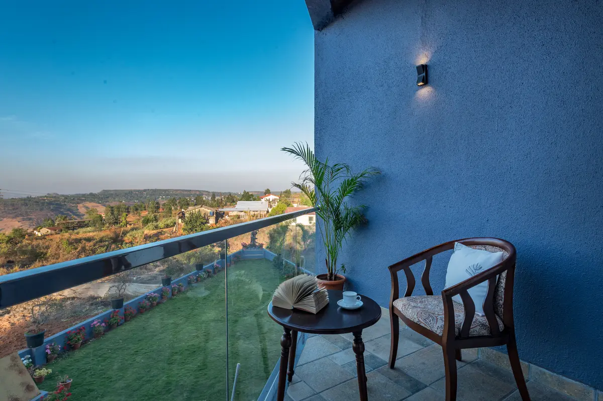 Enjoy a cup of coffee with panoramic views