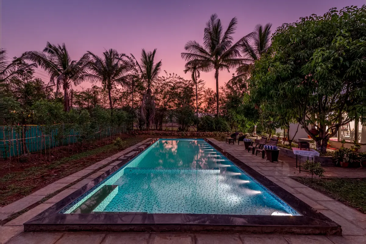Chill in the pool amidst nature!