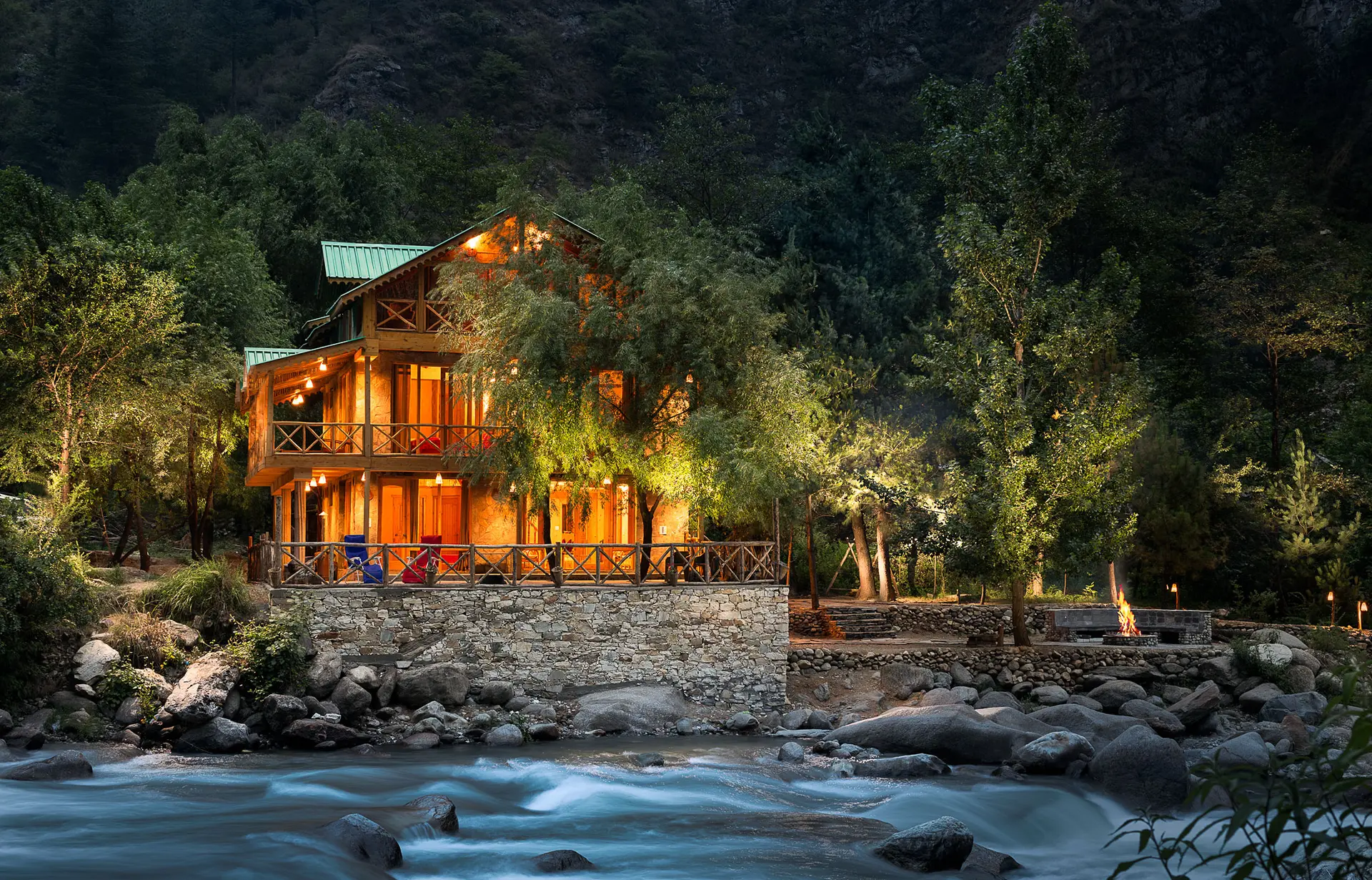 Tragopan - Villa in Tirthan Valley, Himachal Pradesh