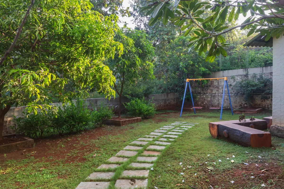 The lush greens over here are perfect for pets to run freely.