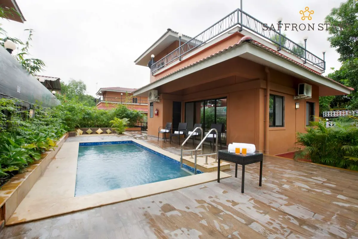 Take a dip in the pool or sit by it and enjoy refreshing drinks