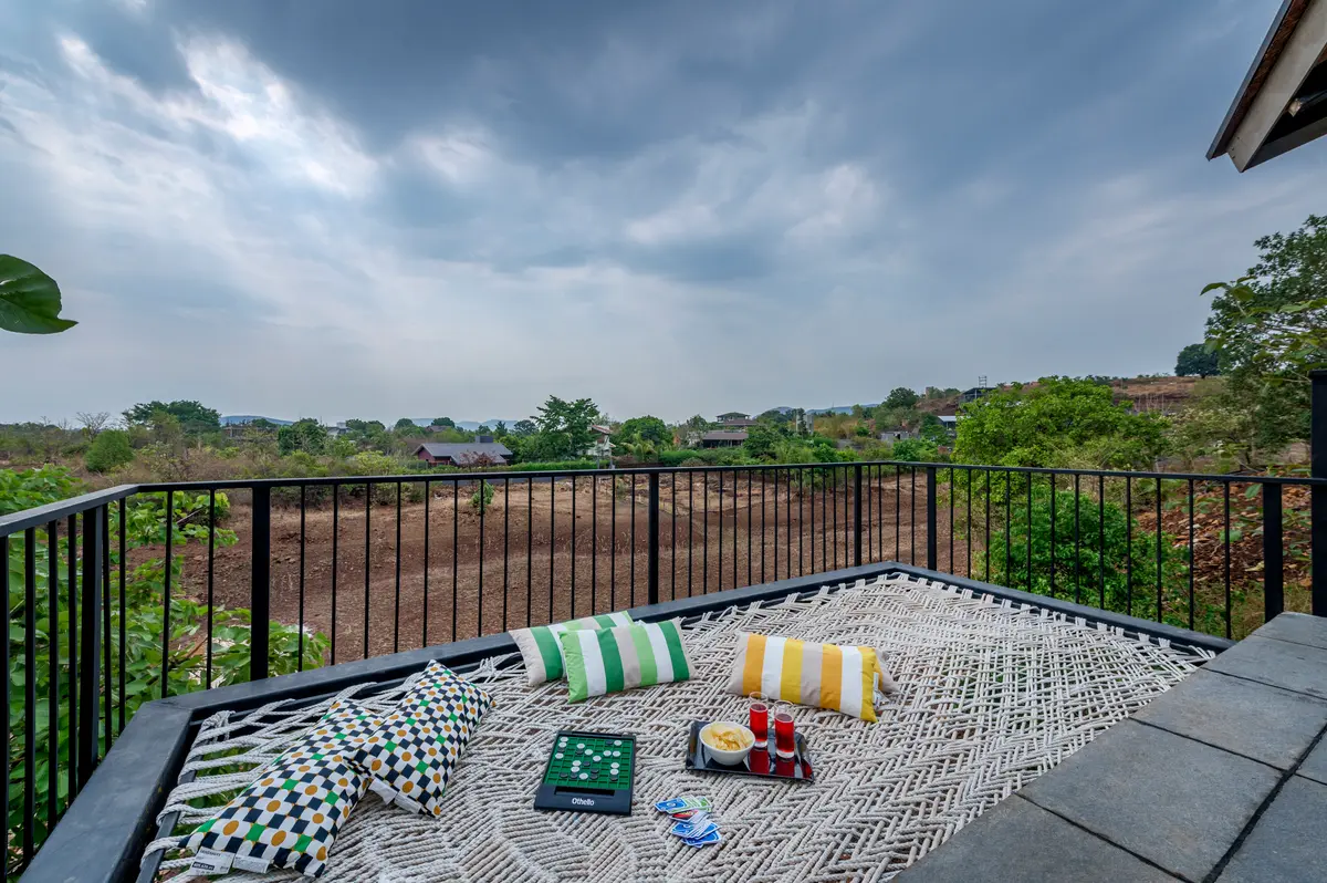 Relax in the hammock bed & admire the greeneries