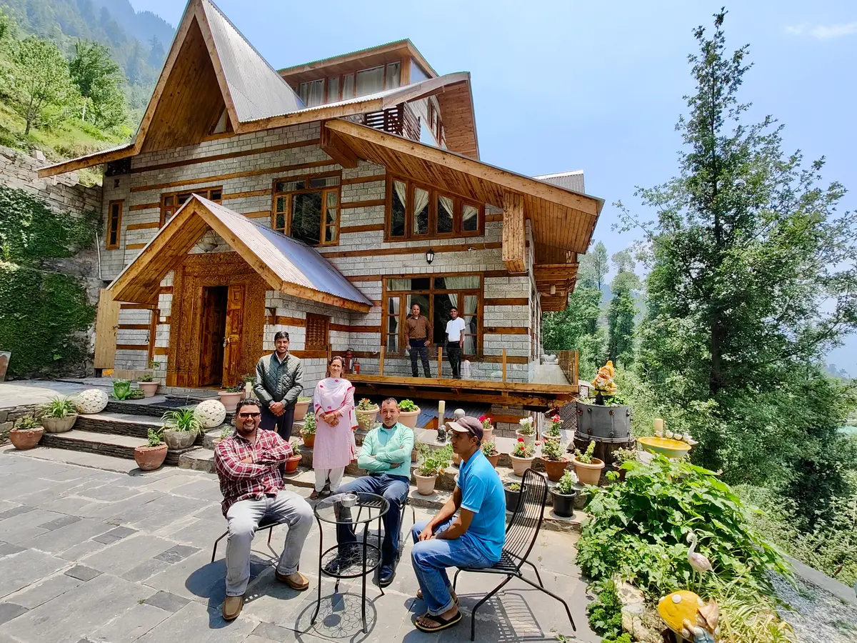 A typical wooden mountain cottage with a cordial, local staff that pampers you to the fullest.