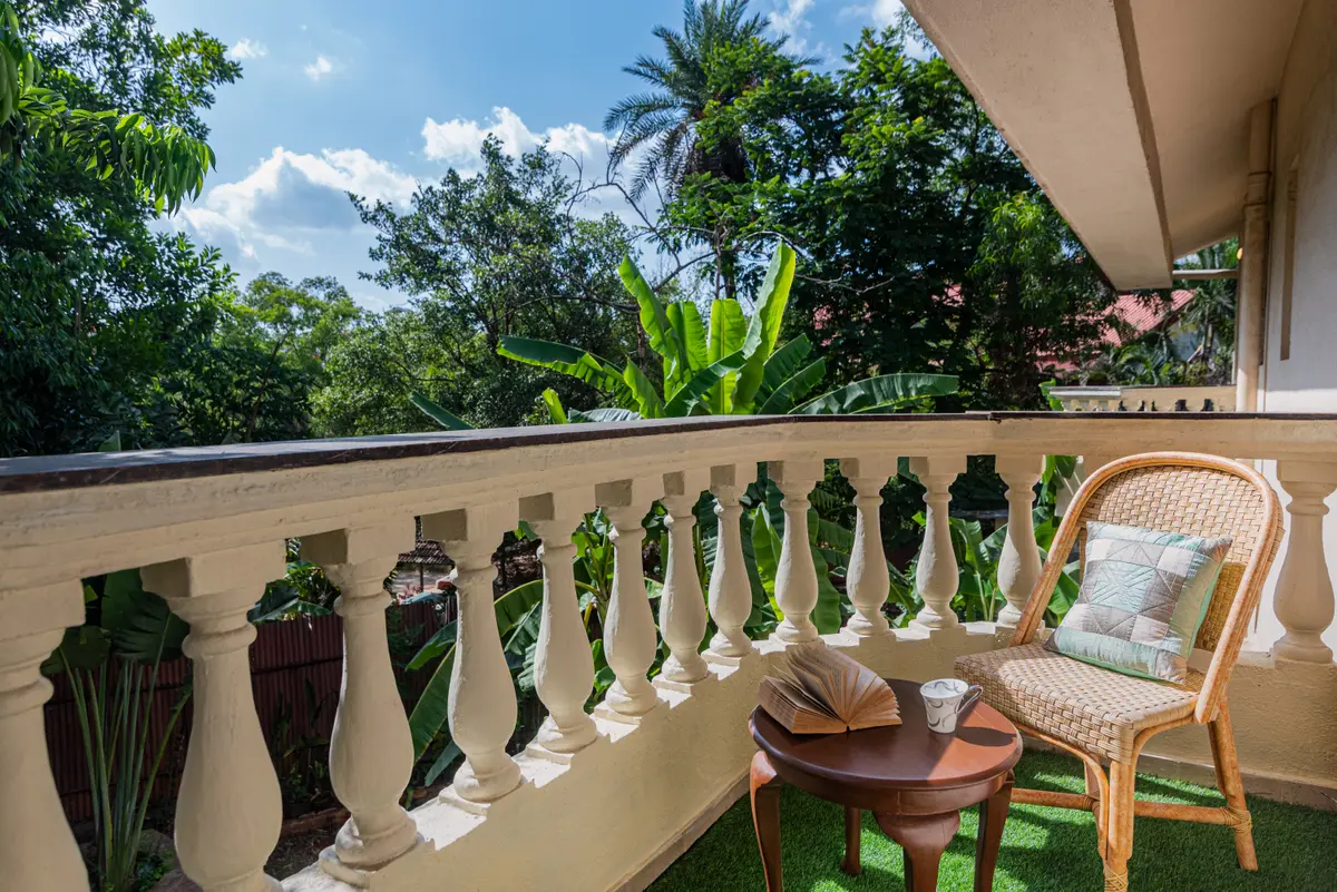Read a book or sip on some chai in the beautiful balcony