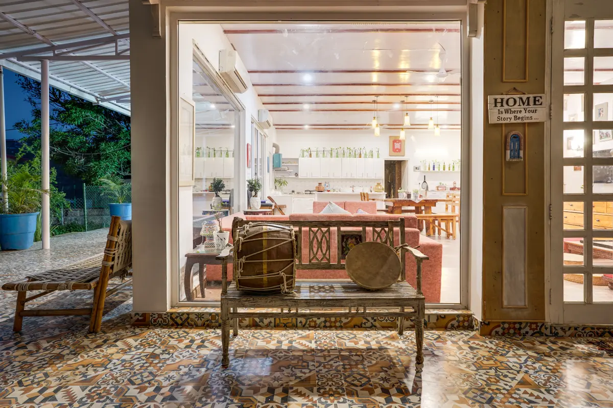 From chai to charcha, this verandah will fulfil your every need. 