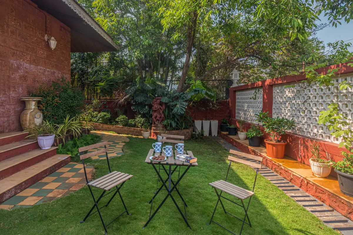 Sip your evening tea amidst lush green surroundings