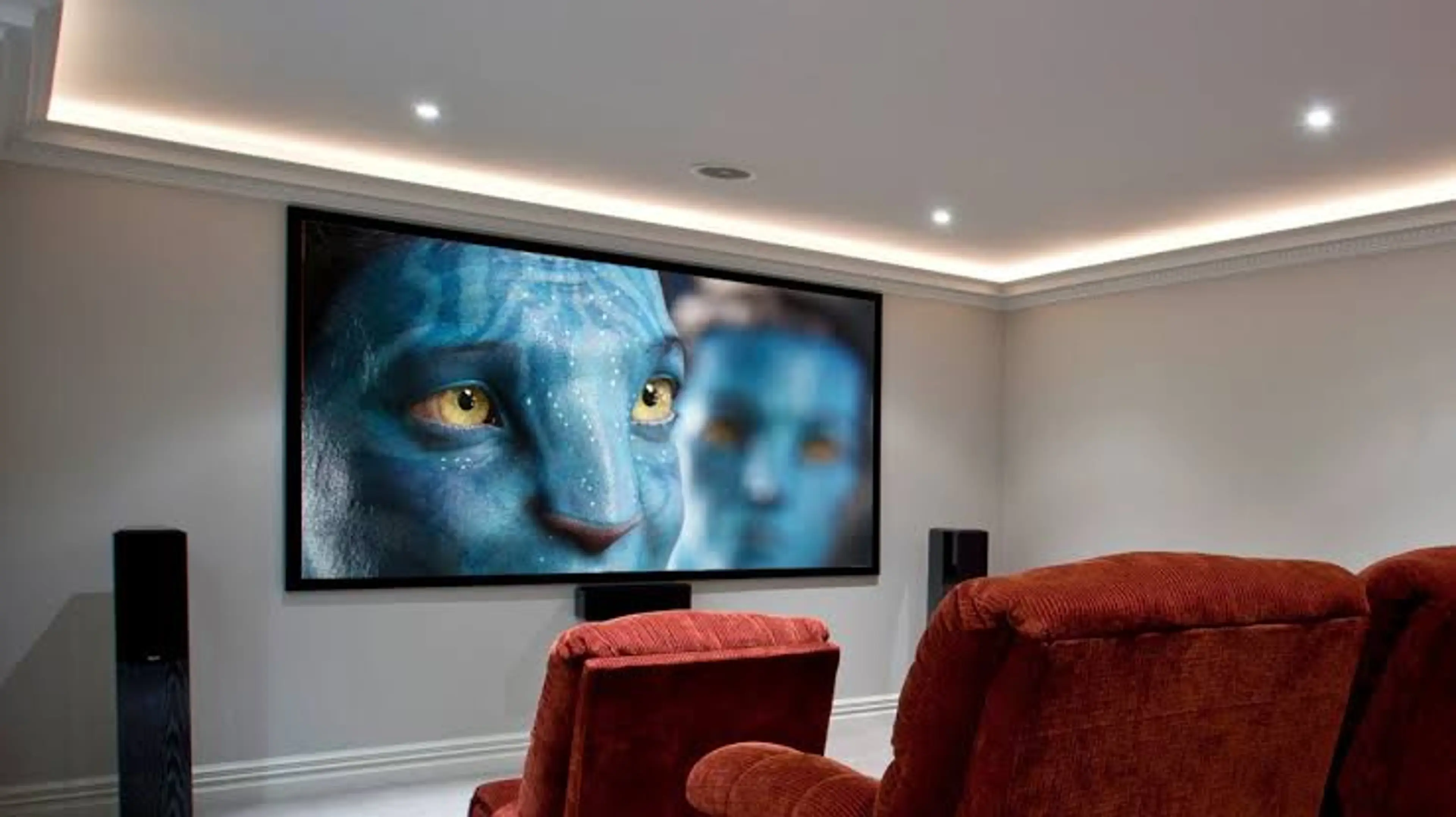 Screen a film