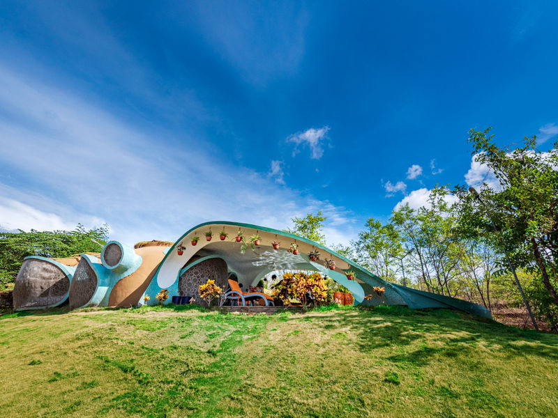 AsanjA Dragonfly  (India’s first earth sheltered home)