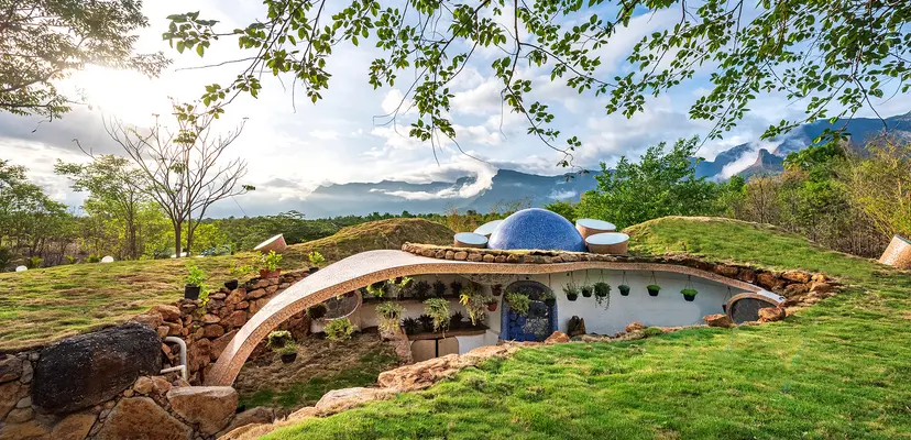 AsanjA Titaly (India’s first earth sheltered home), villas in Murbad, Maharashtra, India