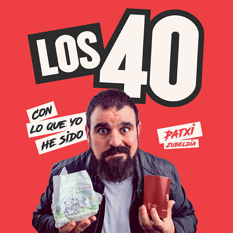 Els 40: la reflexió humorística de Patxi Zubeldia a Barcelona