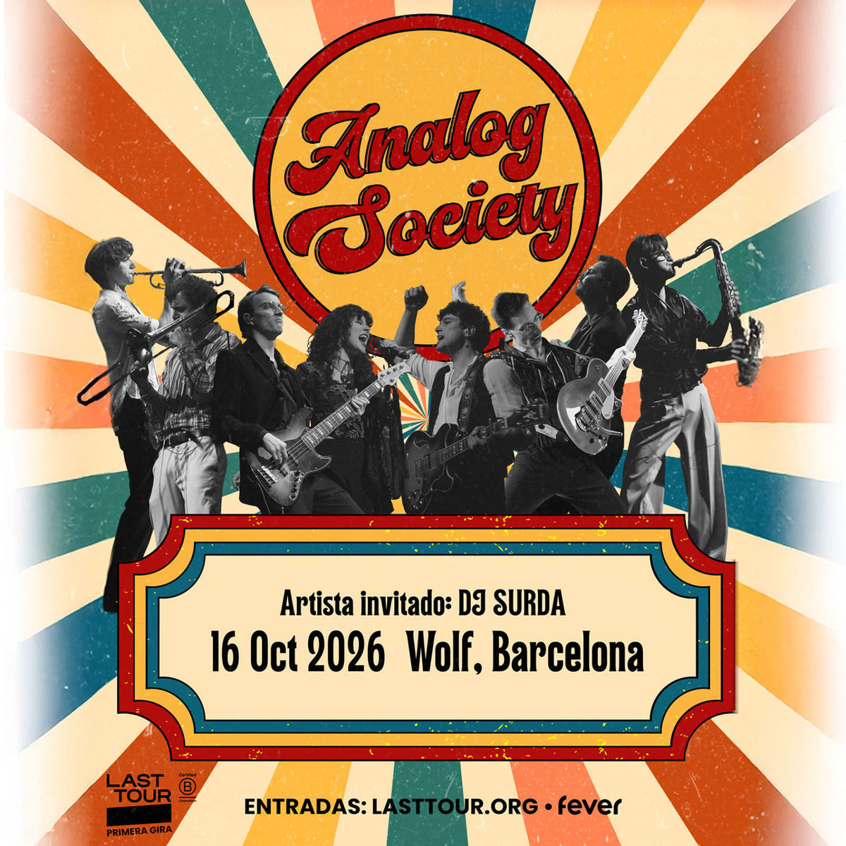 Analog Society: directe elèctric a la Sala Wolf