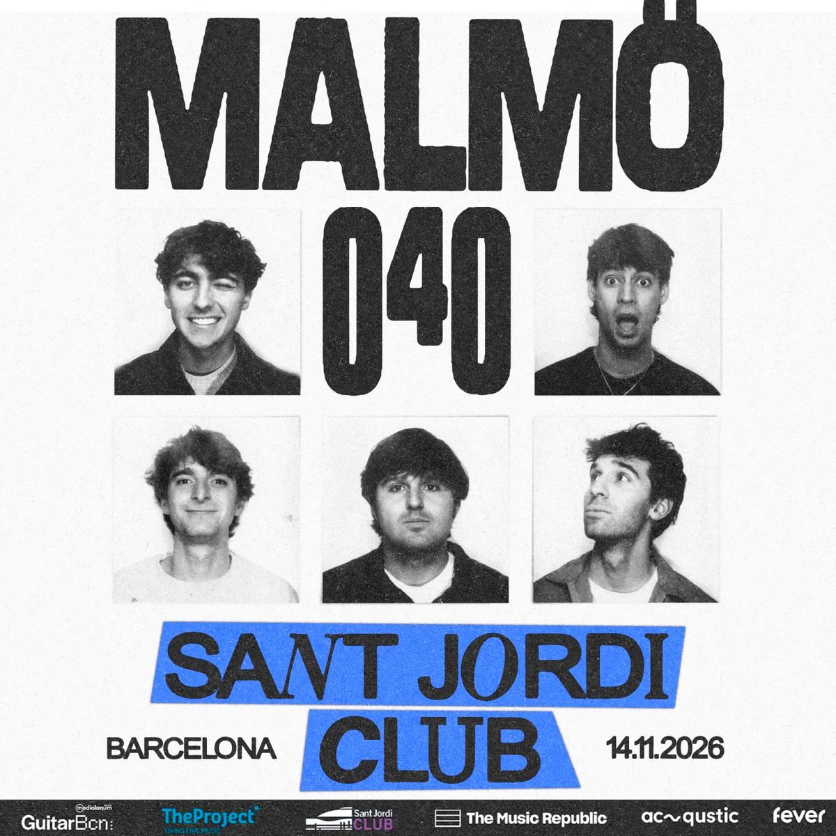Malmö 040 en directo: Pop-rock en el Sant Jordi Club